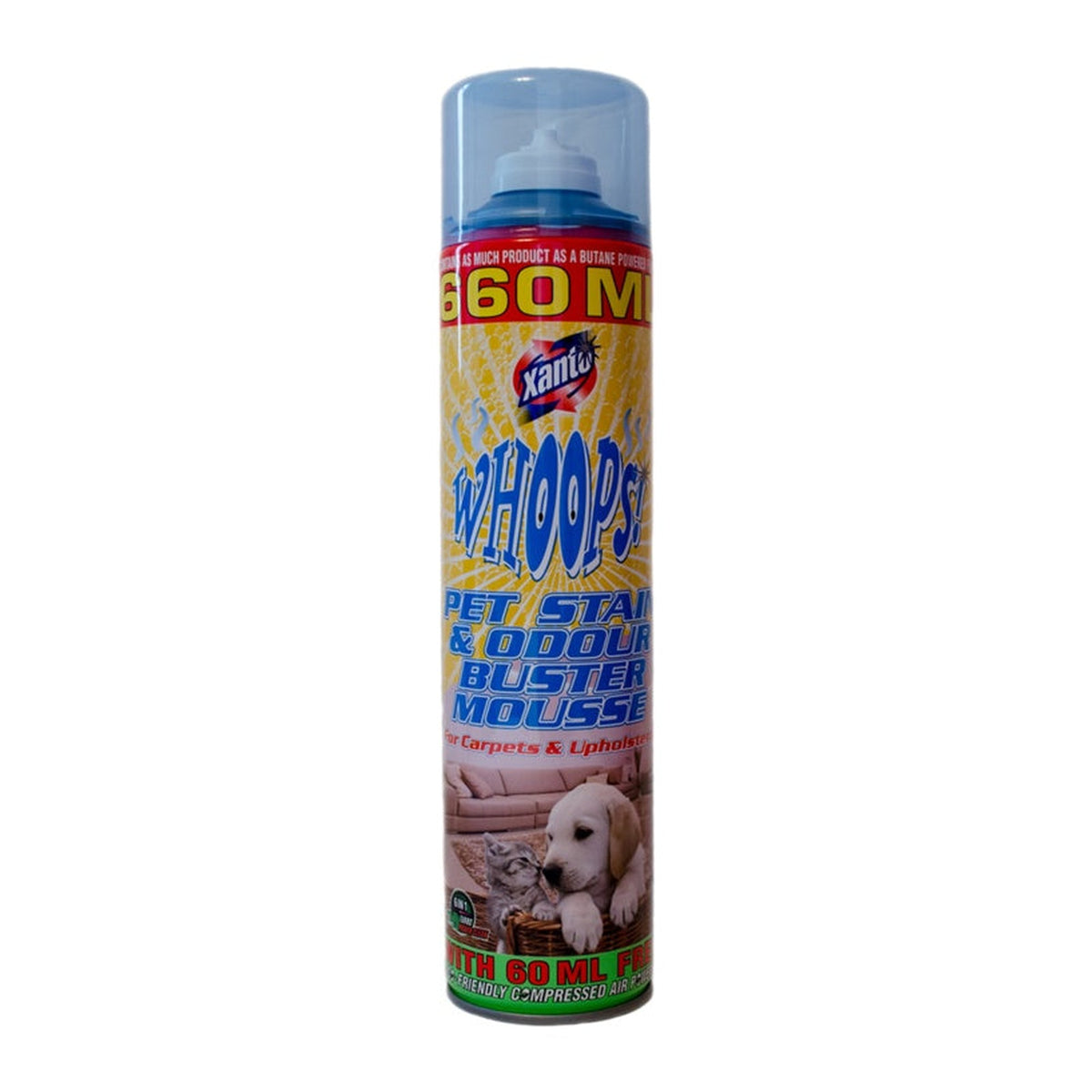 Xanto Vamoosh Pet Stain and Odour Buster Mousse 600ml