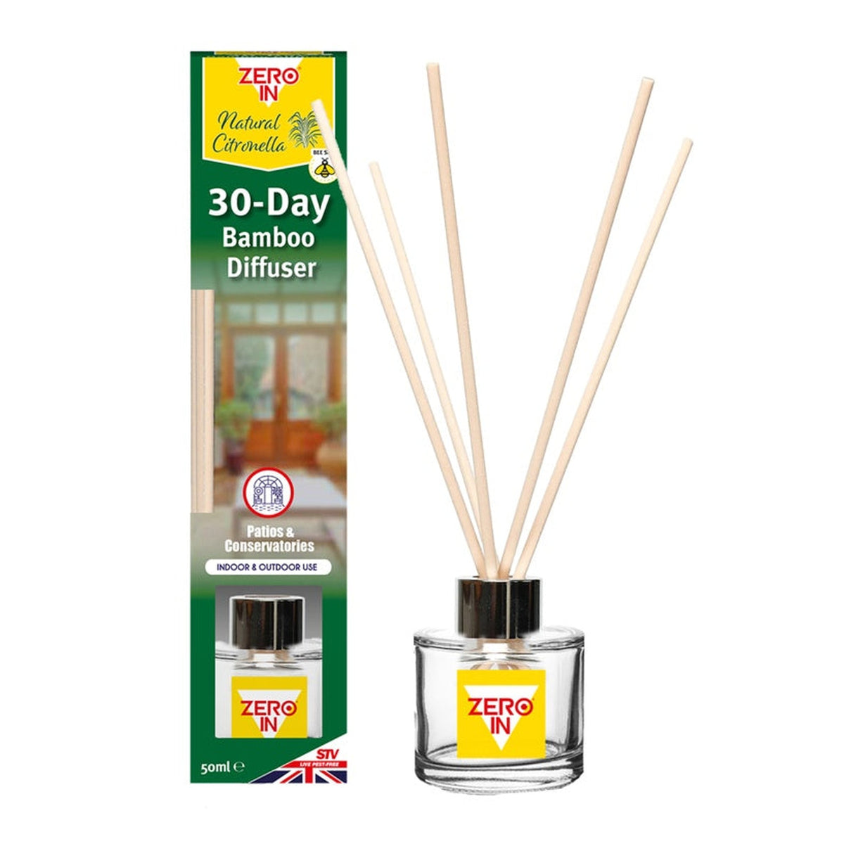 Zero In 30 day bamboo citronella diffuser