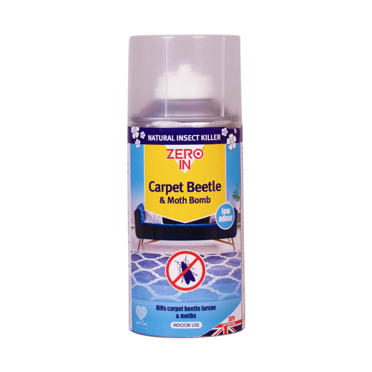 Zero In carpet beetle and moth bomb 150ml
