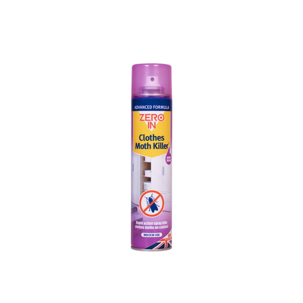 Zero In clothes moth killer 300ml aerosol