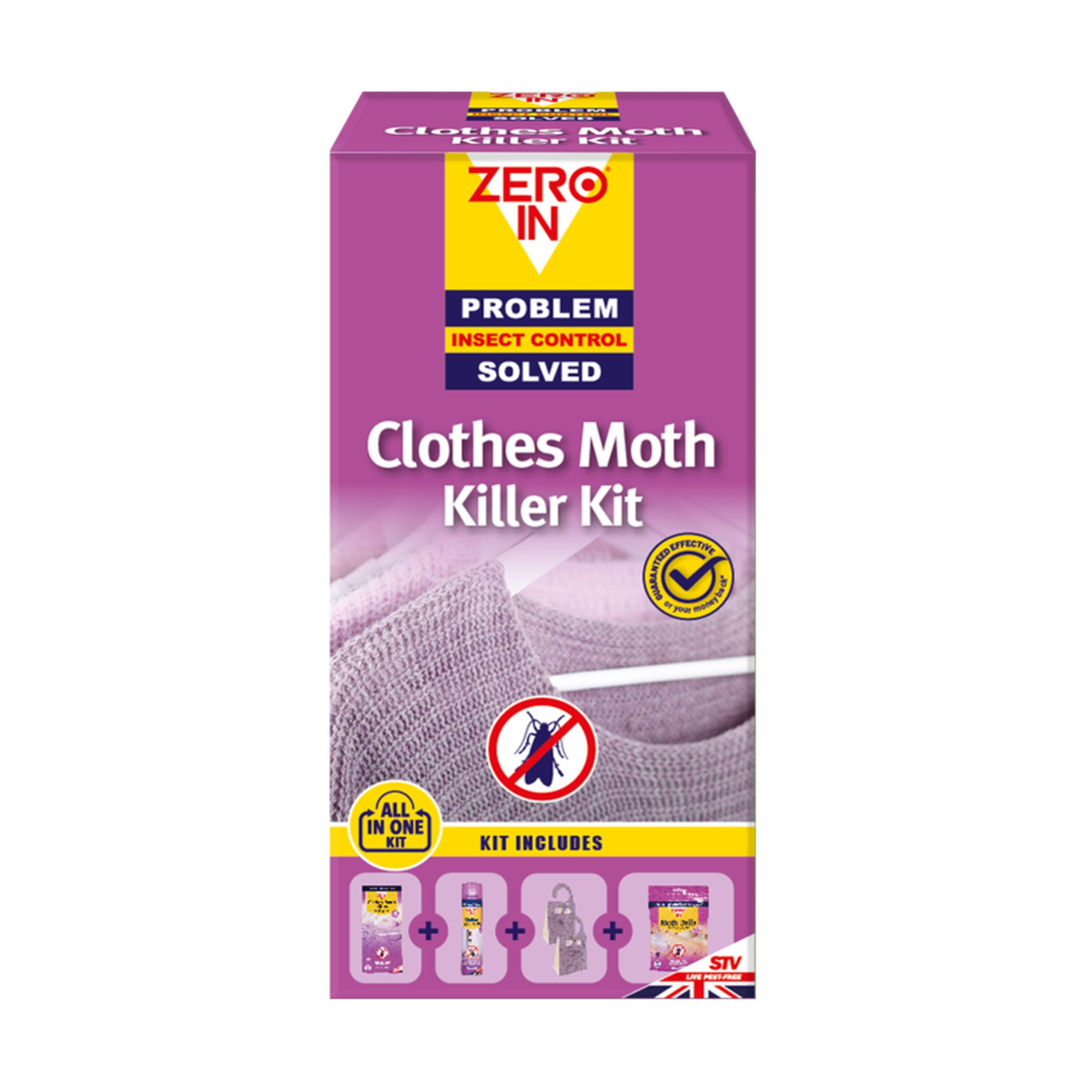 Zero In clothes moth killer kit, view 2