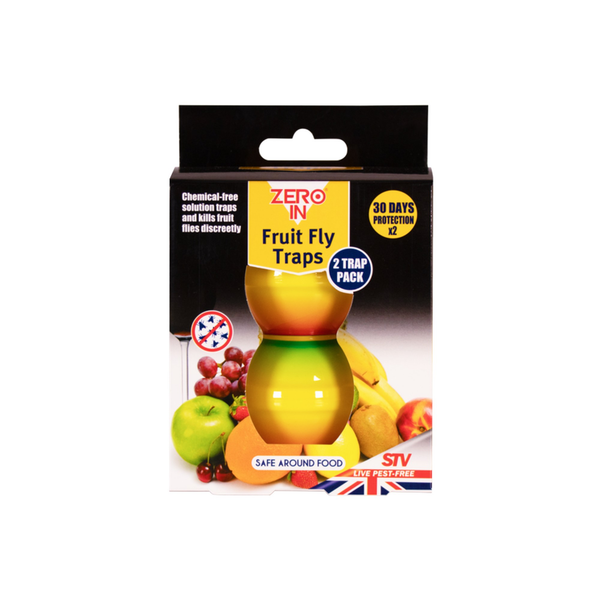 Zero In non-toxic fruit fly trap, twin pack