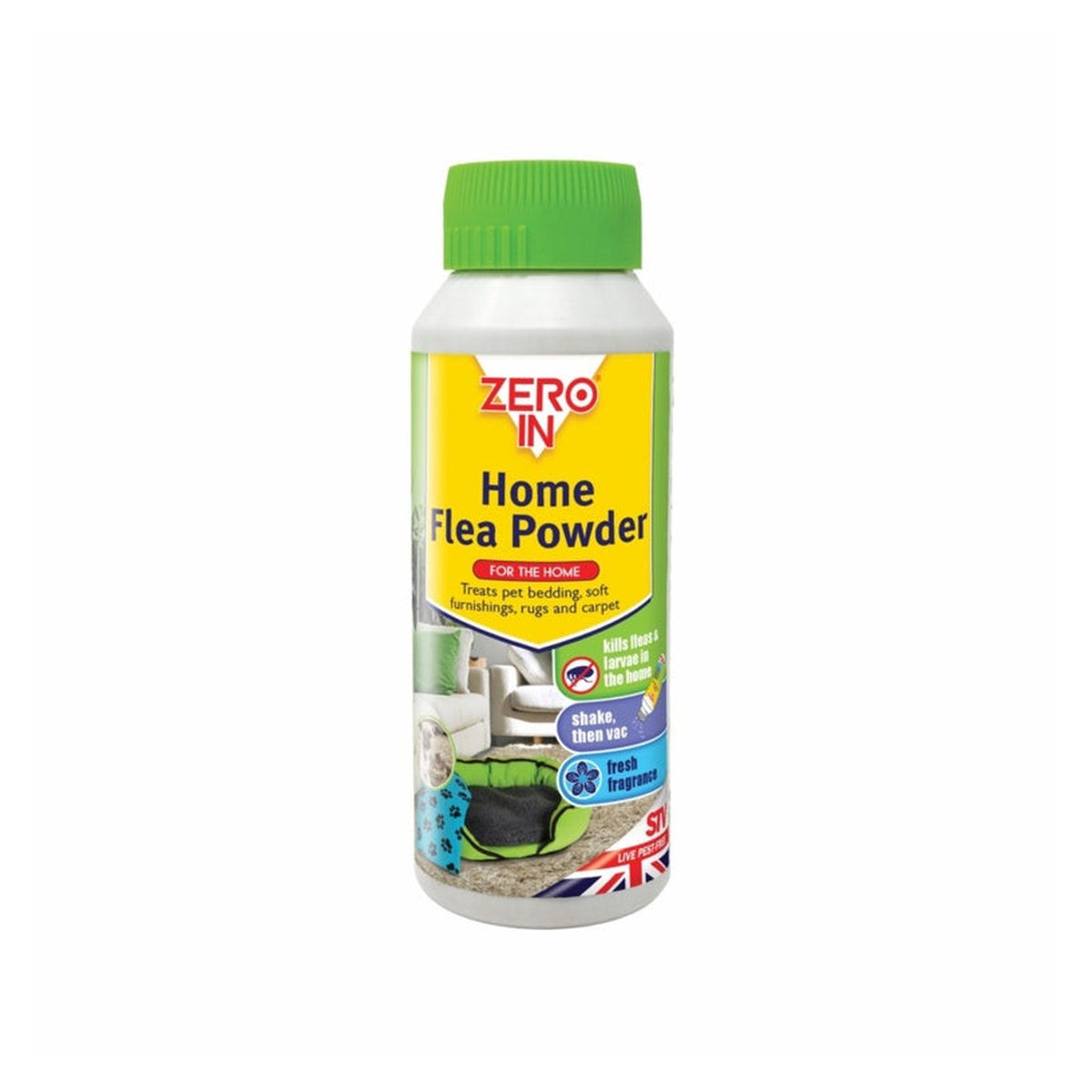 Zero In Home Flea Powder 300g pack