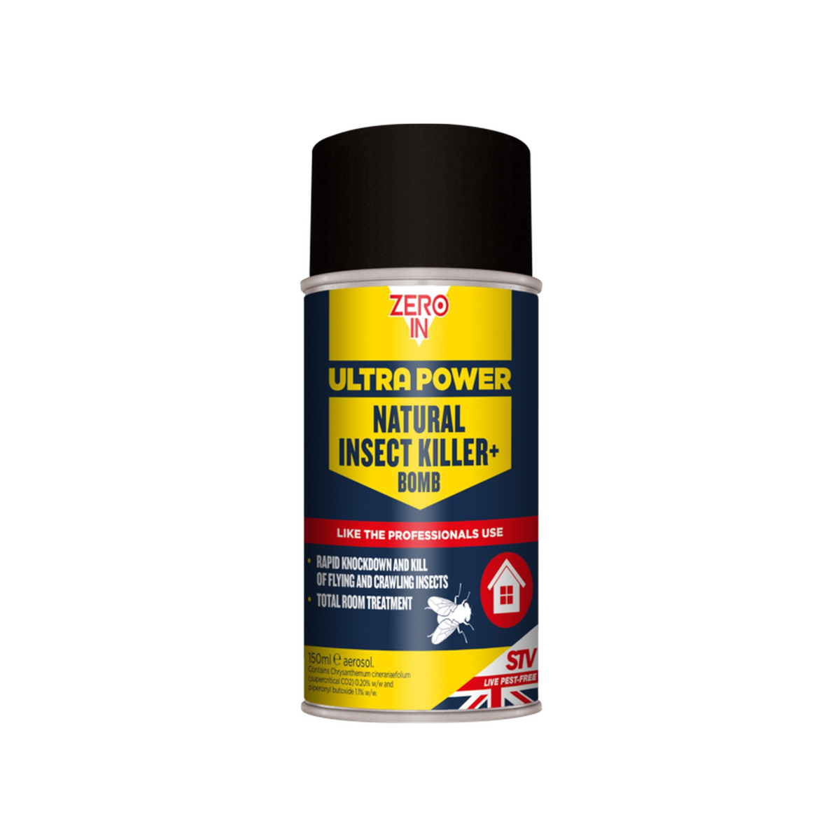 Zero In Natural Insect Killer Bomb pack of 2 aerosols, view 2