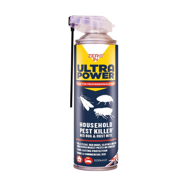 Zero In Ultra Power Bed Bug & Dust Mite Killer 500ml