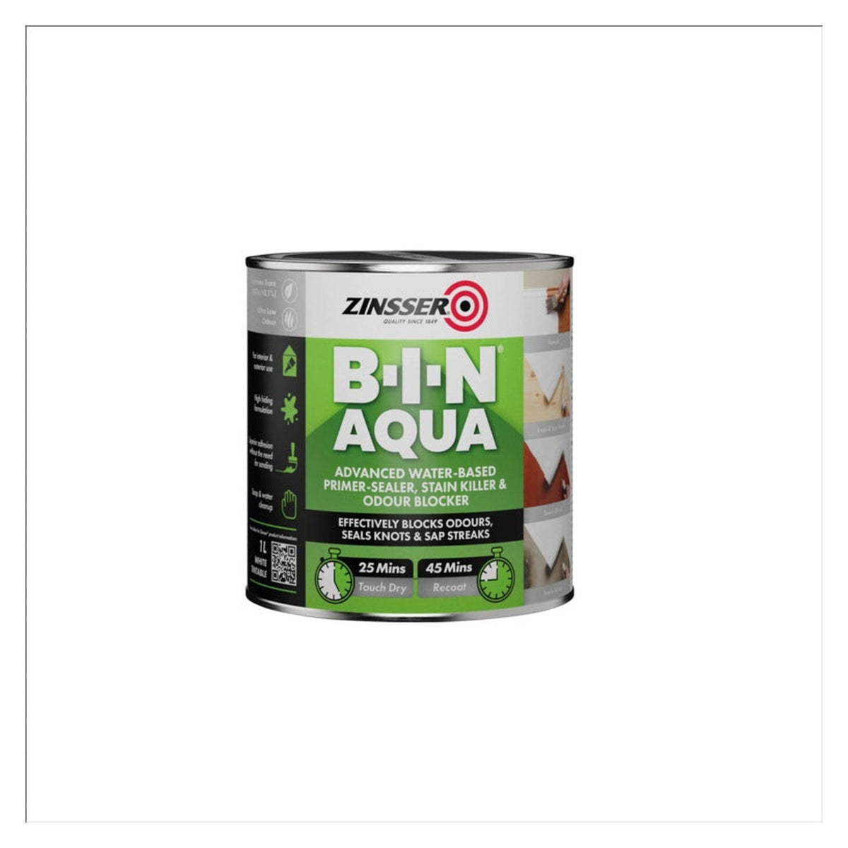 Zinsser B-I-N Aqua primer sealer 1L tin